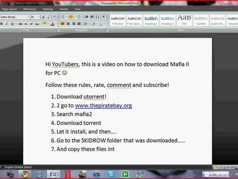 How to Download+Install Mafia II Windows 7