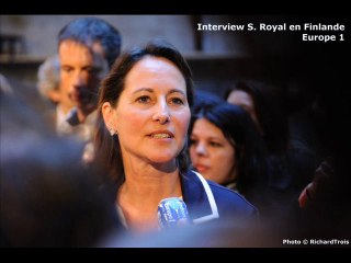 S. Royal : itw d'Europe1 en Finlande