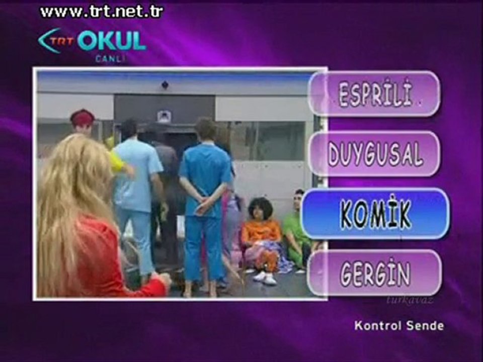 Kontrol sende EN ANLAR 1 TRT OKUL