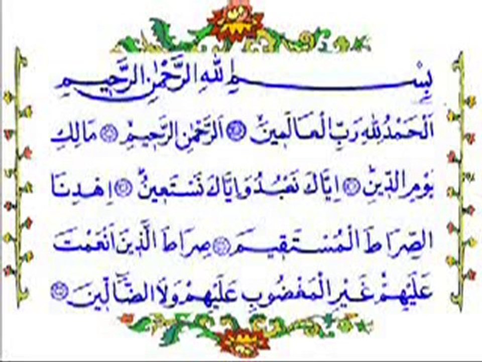 Fatiha suresi