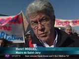 LGV : Manifestation à Lespinasse (Haute-Garonne)