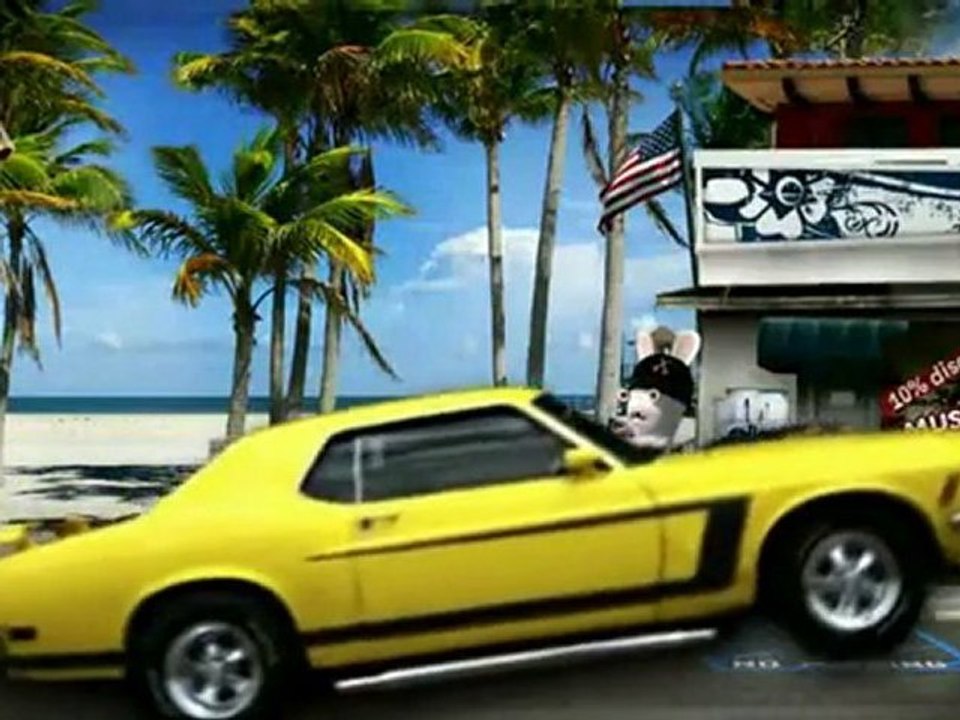 Les Lapins Crétins à Miami