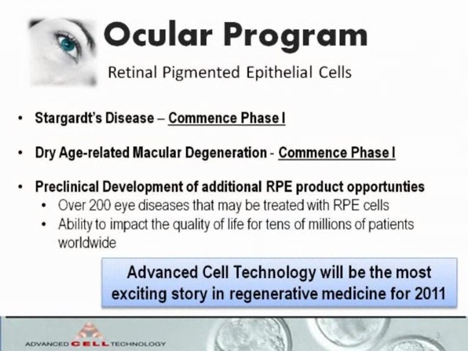 ACT edmund - Vision Stem Cells program