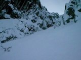 Ski Mountaineering the Steep Ass North Couloir, Mt Joffre, BC, Canada