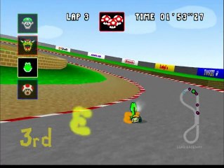 Mario Kart 64 Retexture - Super Mario Kart - Luigi Raceway (BFrancois)