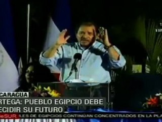 Ortega: pueblo egipcio debe decidir su futuro