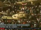 Egipcios continúan celebrando en Plaza Tahrir