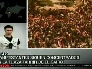 Egipcios viven con tranquilidad su primer día sin Mubarak en el poder