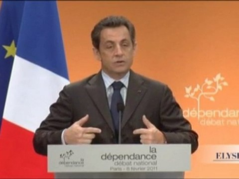 N. Sarkozy au CESE: discours sur la dépendance