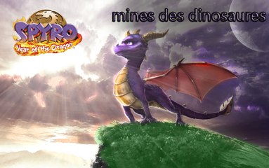 spyro year of the dragon : mines des dinosaures