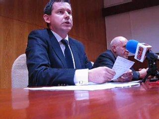 Konferencja prasowa Piotra Szprendałowicza