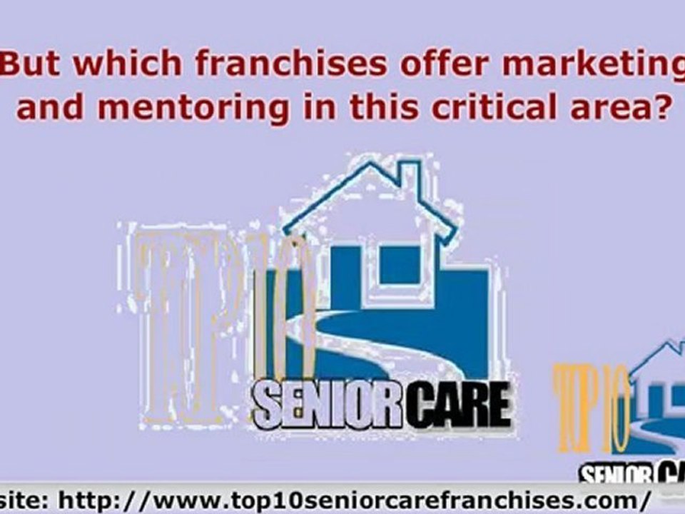 Senior care franchises offer superior marketing plans