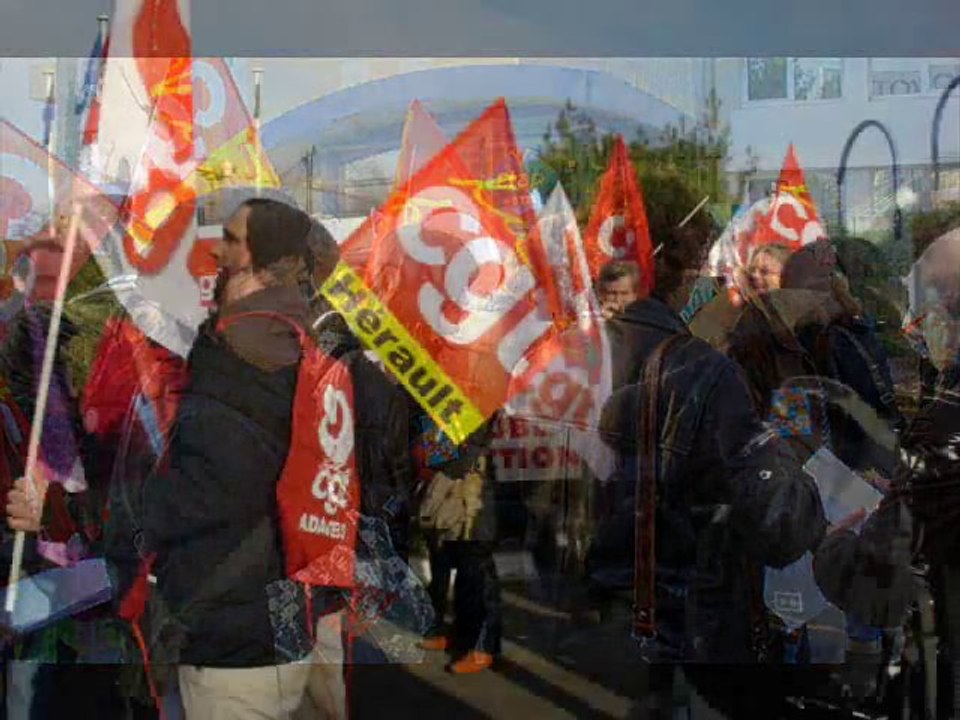manif 7-02-201à Montpellier pour défendre les CCN 51 et 66
