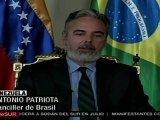 Patriota: trabajamos para que Venezuela sea miembro pleno de Mercosur