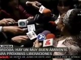 Muy buen ambiente para liberación de rehenes de las FARC: Córdoba