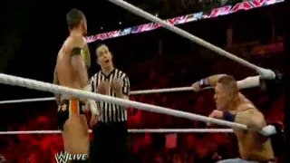 Raw 7-02-10 John Cena vs CM Punk