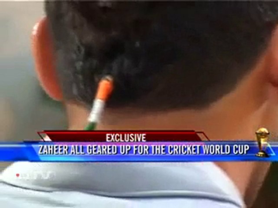 Zaheer Khan's new WC Hairstyle
