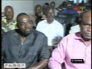 Réunion commerçants, transitaire et ministère du commerce