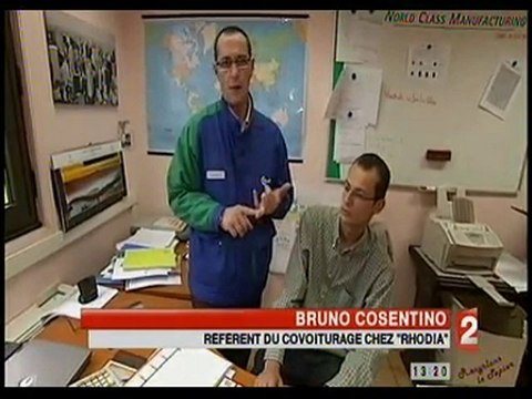 Covoiturage Grand Lyon, JT France2, juin 2010, La Roue Verte