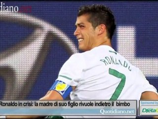 Cristiano Ronaldo in crisi: la madre di suo figlio rivuole indietro il bimbo