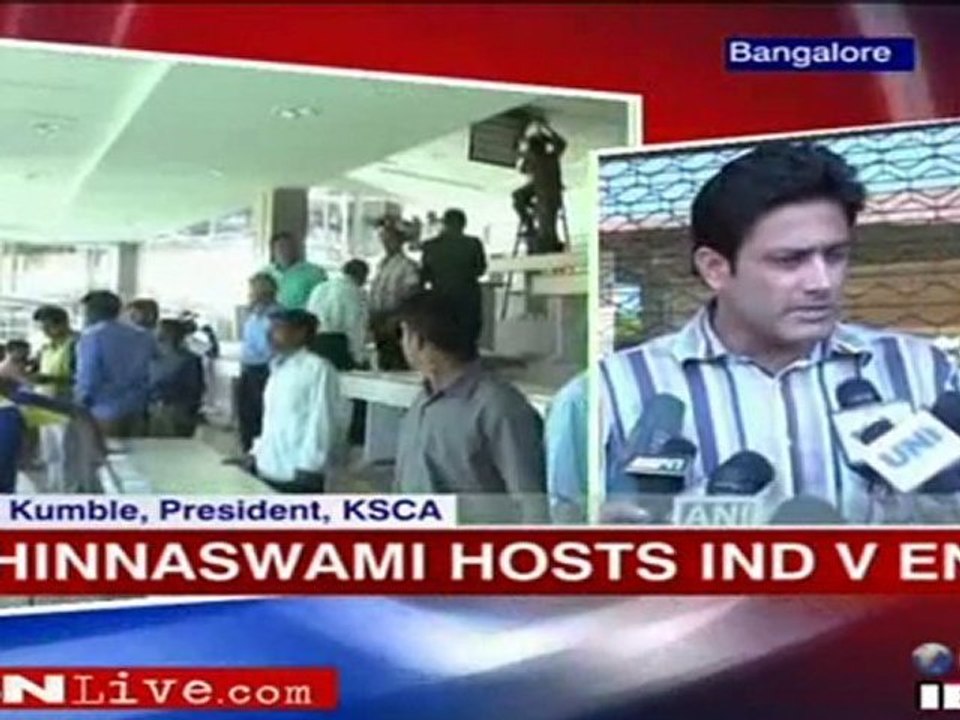 Chinnaswamy ready to host Ind-Eng tie