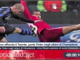 Tg Quotidiano.net (Cambiasso affonda il Twente, porta l'Inter negli ottavi di Champions)