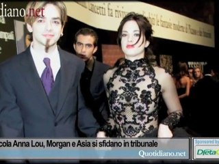 Per la piccola Anna Lou, Morgan e Asia si sfidano in tribunale