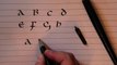Calligraphie romaine, l'écriture onciale par TrucsetDeco.com