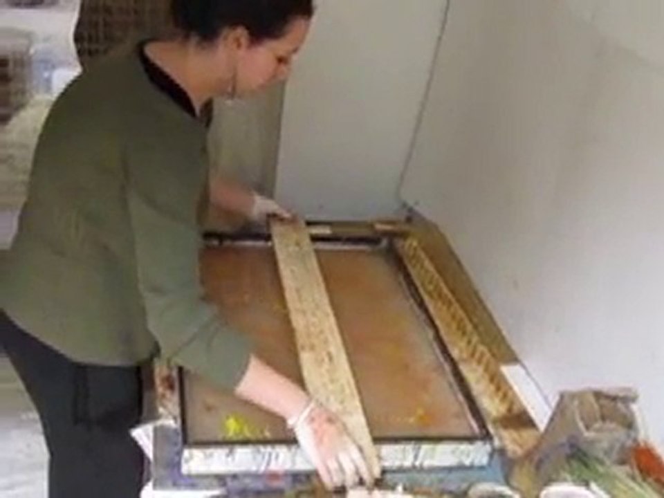 Fabrication de papier marbré