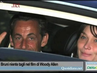 Per Carla Bruni niente tagli nel film di Woody Allen