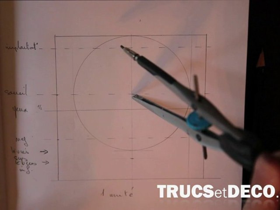 Apprendre à dessiner un visage par Trucsetdeco.com