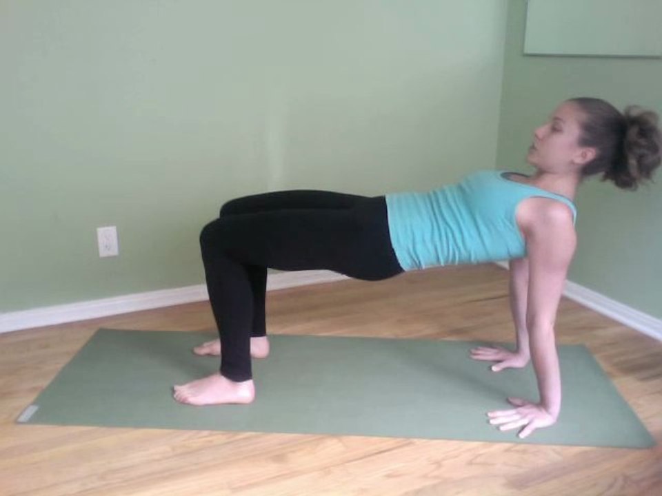 Core Exercise For The Glutes - Upward Facing Table