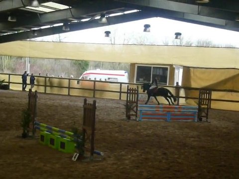 CSO en club 2 à cherveux avec Subito du frène (4ans)