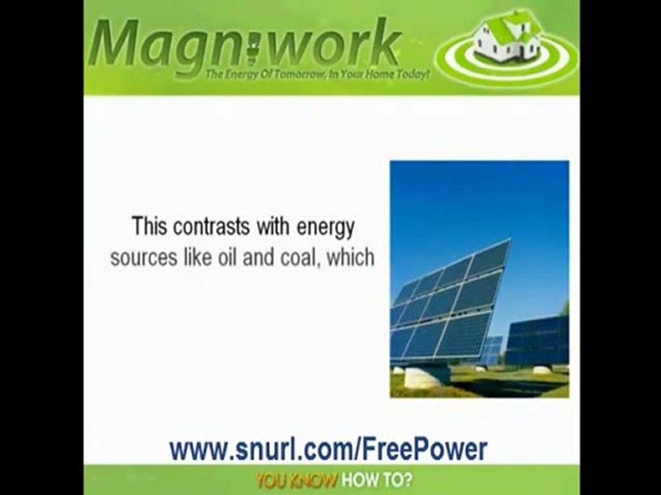 ELECTRICITY - RENEWABLE ENERGY - SOLAR PANELS