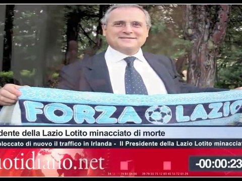 TG Quotidiano.net (Lotito minacciato di morte)