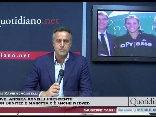 Juve, Andrea Agnelli Presidente: con Benitez e Marotta c'è anche Nedved