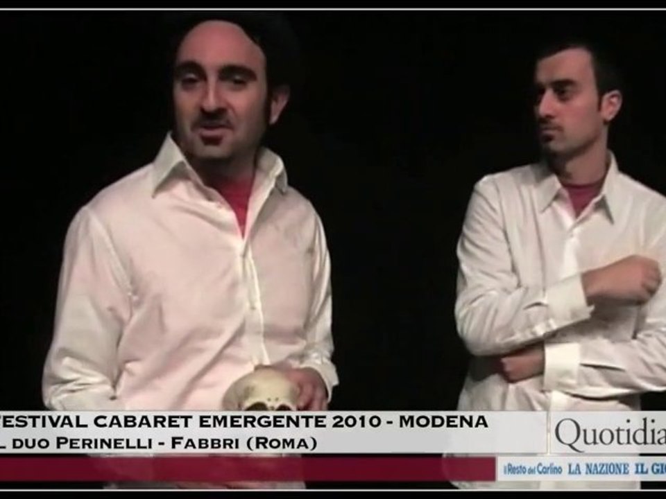 Festival cabaret emergente 2010 (Modena) - Il duo Perinelli - Fabbri (Roma)