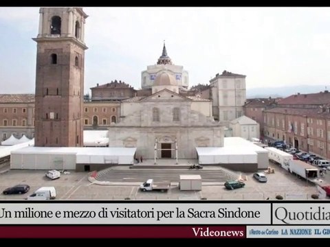 Un milione e mezzo di visitatori per la Sacra Sindone