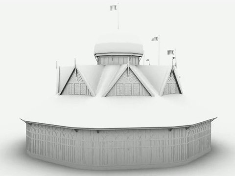 Turn around pavillon de l'Australie, expo. universelle de Ro