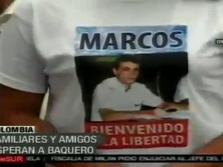 Familiares y amigos esperan a Baquero en Villavicencio