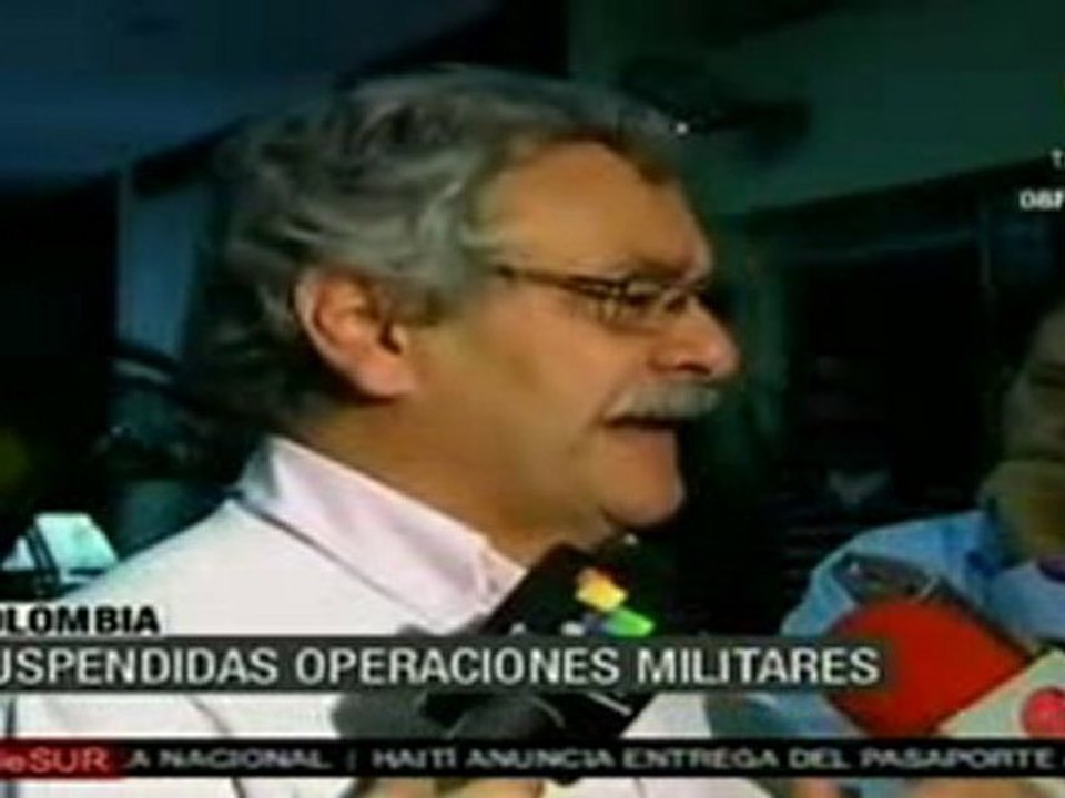 Colombia cesa operaciones militares en zona de liberación de retenidos por las FARC