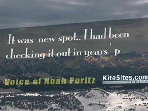 Kiter vs Bear: Snowkiting near Yellowstone