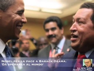 Nobel per la pace a Barack Obama. 'Da speranza al mondo'