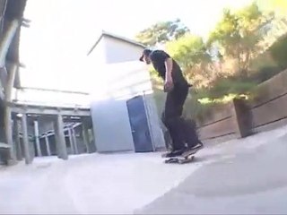 Skater Mikey Curtis with style