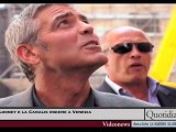 Clooney e la Canalis insieme a Venezia
