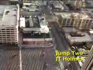 2 Dollar skiBASE jumping bet!