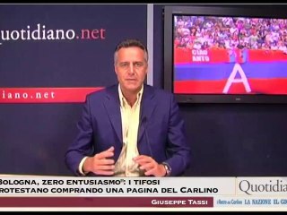 "Bologna, zero entusiasmo": i tifosi protestano