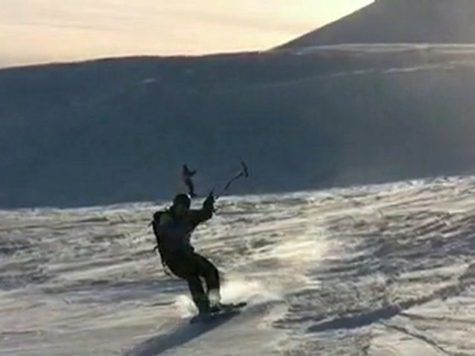 Snow kiting in Idaho: SO FAR THIS YEAR