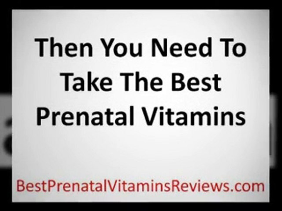 Best Prenatal Vitamins