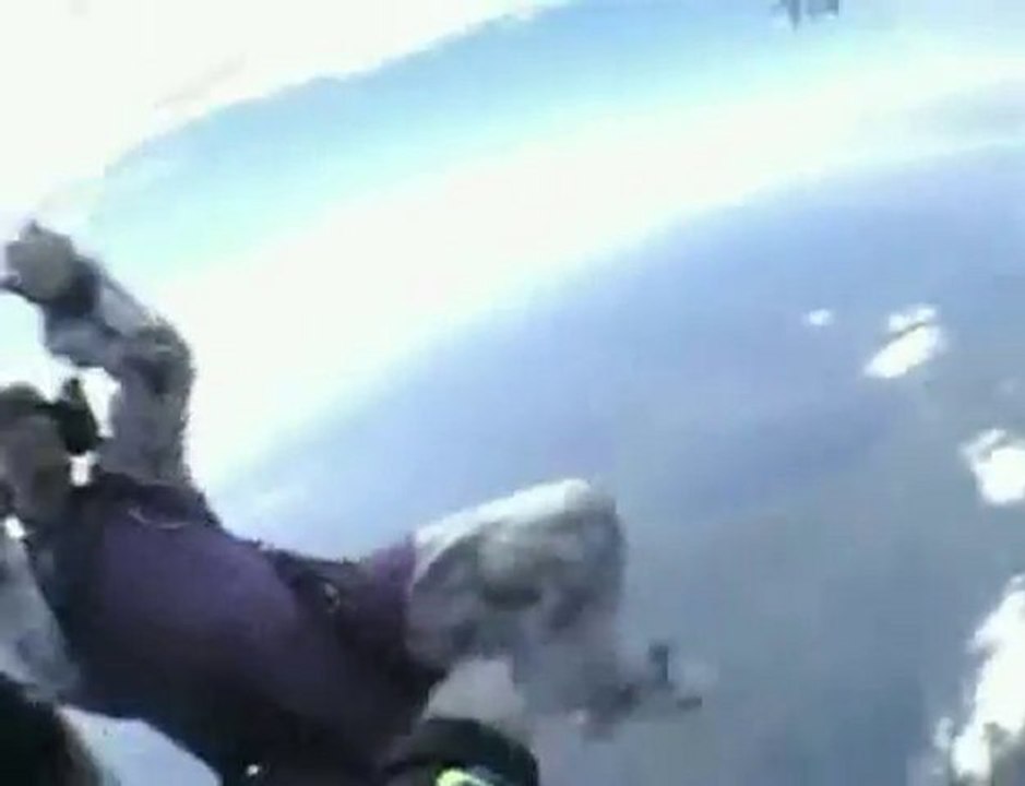 Bizarre Skydiving Accident Video
